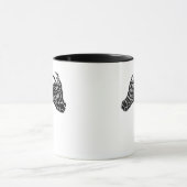Mug Skeleton Heart Hands - Classique (Centre)