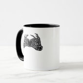 Mug Skeleton Heart Hands - Classique (Devant gauche)