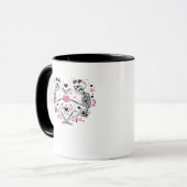 Mug Skeleton Heart Mains Classique Viral (Devant gauche)