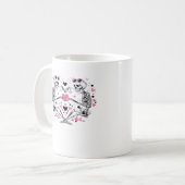 Mug Skeleton Heart Mains Classique Viral (Devant gauche)