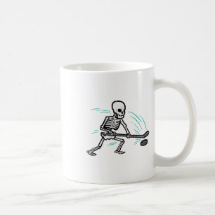 Mug Skeleton Hockey sur glace Halloween Costume Hommes