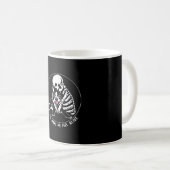 MUG SKELETON HUG BOSTON TERRIER VOUS ME FAITES SENTIR (Devant droit)