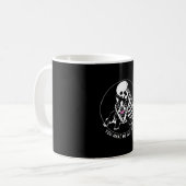MUG SKELETON HUG BOSTON TERRIER VOUS ME FAITES SENTIR (Devant gauche)