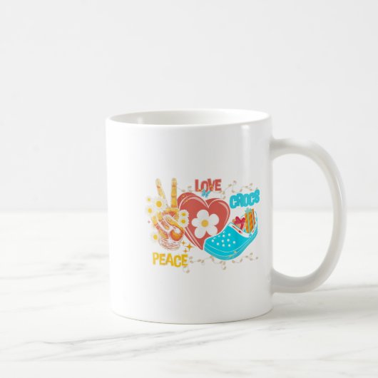 Mug Skeleton La paix de la main Aimer crocs Famille No (Droite)