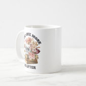 MUG SKELETON LIRE UN CHAPITRE DE PLUS (Devant gauche)