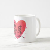 Mug Skeleton Love (Devant droit)