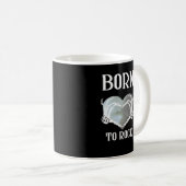 Mug Skeleton Mains Grey Heart Graphic Pour Classique (Devant droit)