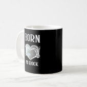 Mug Skeleton Mains Grey Heart Graphic Pour Classique (Devant gauche)