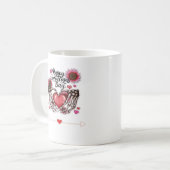 Mug Skeleton Mains Valentines Classic de la journée (Devant gauche)