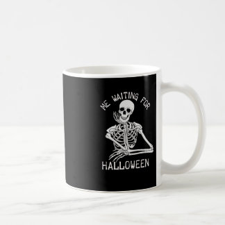 Mug Skeleton Me En Attendant Halloween