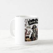 Mug Skeleton Pirate Captain Vintage Comic (Devant gauche)