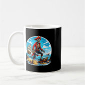 Mug Skeleton Pirate Tee Skull Halloween Skeleton Pirat (Gauche)