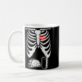 Mug Skeleton Pregnancy Taco Beer Xray Halloween Soon D (Gauche)