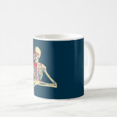 Mug Skeleton rétro (Devant droit)