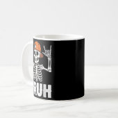 Mug Skeleton Rock Sur Bruh Halloween Pour Hommes Garço (Devant gauche)