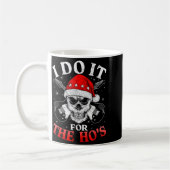 Mug Skeleton Santa Rocker Inappropriate Funny Guitar G (Gauche)