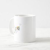 Mug Skeleton Scuba Plongée Halloween Citrouille Plonge (Devant gauche)