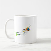 Mug Skeleton Scuba Plongée Halloween Citrouille Plonge (Gauche)