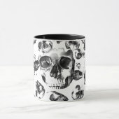 Mug Skeleton Skull Art Pattern (Centre)