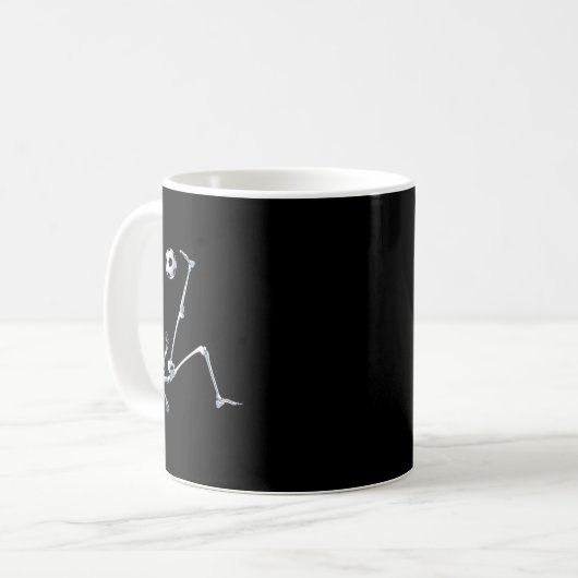 Mug Skeleton Soccer Footll Halloween T Shirt Costume G (Devant gauche)