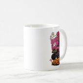 Mug Skeleton T Rex Dinosaur Monster Truck Citrouille B (Devant droit)