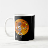 Mug Skeleton Tennis Halloween Racket Ll (Gauche)