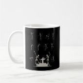 Mug Skeletons de danse éffrayante exécutant Ballet (Gauche)