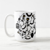 Mug Skeletons d'Halloween Macabre Dance (Gauche)