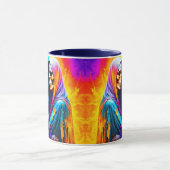 Mug Skeletons enveloppés dans un arc-en-ciel (Centre)