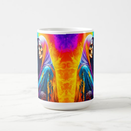 Mug Skeletons enveloppés dans un arc-en-ciel (Centre)
