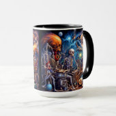 Mug Skeletons surréalistes II (Devant droit)