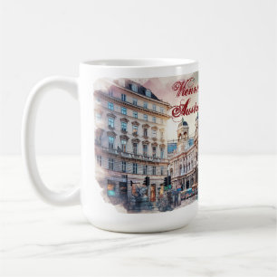 Mug Sketch Aquarelle Imperial Vienna Autriche  