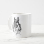 Mug "Sketch bunny: charming hand-drawn rabbit (Devant gauche)