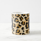 Mug Sketchy Classic Leopard Motif avec Monogramme pers (Centre)