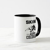Mug Ski à Aspen Colorado (Devant droit)