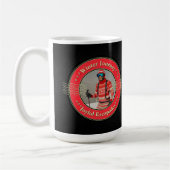 Mug Ski à pente douce avec des lois Père Noël (Gauche)