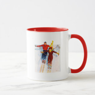 Mug Ski alpin de couples