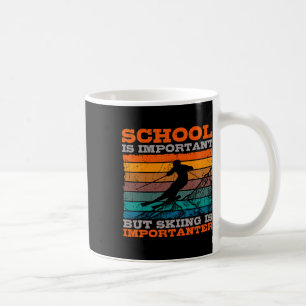 Mug Ski alpin rétro vintage école pente ski de descent