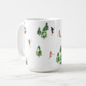 Mug Ski alpin | Ski de vacances hiver (Devant gauche)