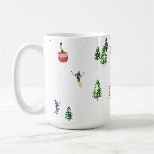 Mug Ski alpin   Ski de vacances hiver