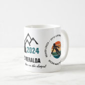 Mug Ski Beaver Creek, Colorado - Femme Skier En Blanc (Devant droit)