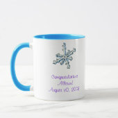 Mug ski d'allison de félicitations (Gauche)