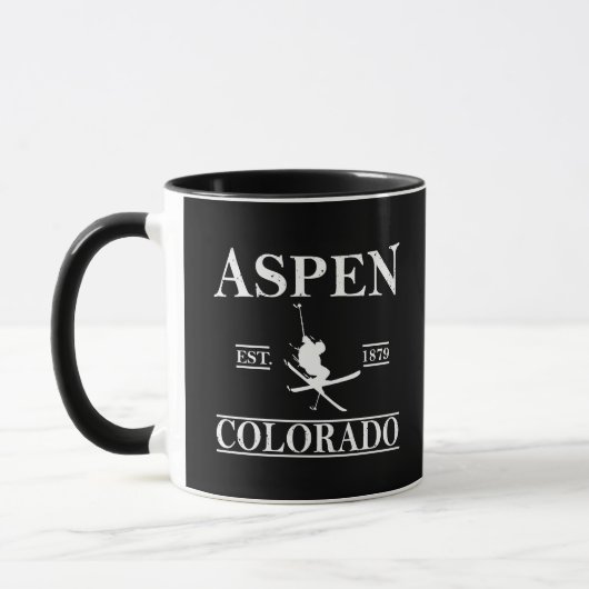 Mug Ski d'Aspen Colorado (Gauche)