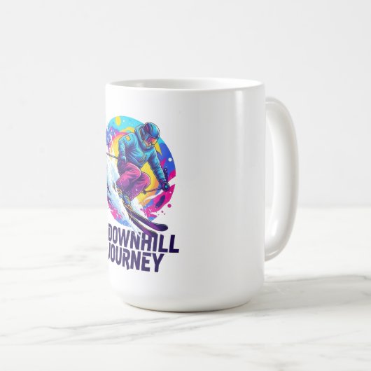 Mug Ski De Descente (Devant droit)