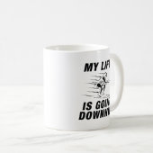 Mug Ski de descente (Devant droit)