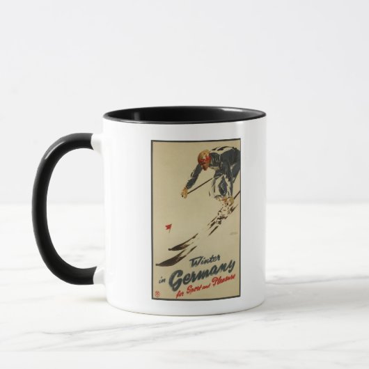 Mug Ski de descente - Promo Sport et Plaisir (Gauche)