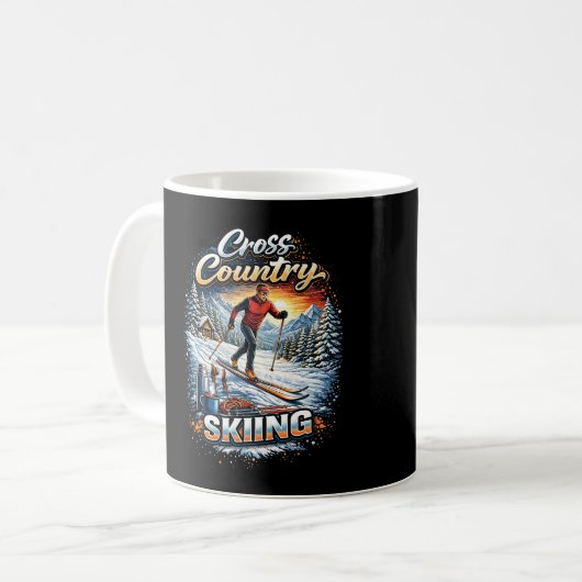 Mug Ski de fond (Devant gauche)