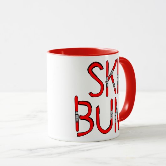 Mug Ski de fond (Devant droit)