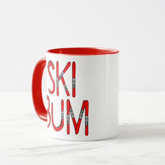 Mug Ski de fond (Devant gauche)