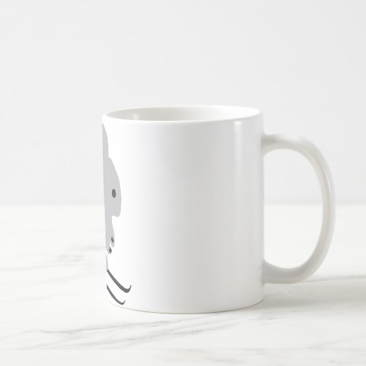Mug ski de glisse en bunny (Droite)